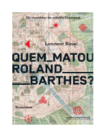 Quem Matou Roland Barthes - Laurent Binet.epub
